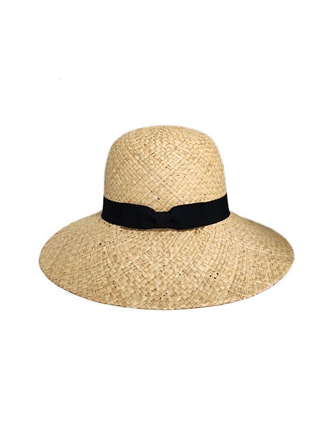 Promotions The Two Mrs Grenvilles RAFFIA LARGE BRIM HAT new styles ...