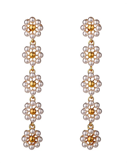 Sale The Two Mrs Grenvilles MULTI PEARL DROP EARRING new arrivals ...